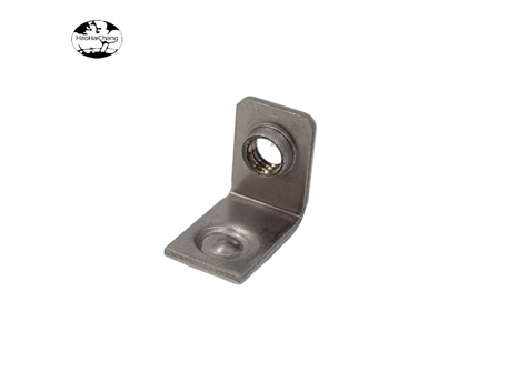 HHC-293 Stainless Steel Right-Angle Projection Weld Brackets with Threaded Hole