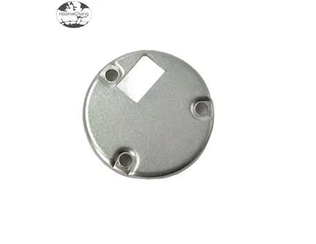 Couvercle en fer HHC-727 couleur poreuse plaqué zinc embout rond