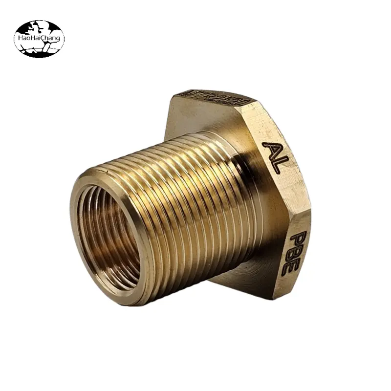 HHC-1297 Brass Hexagonal Pipe Fittings with Internal Threads - 翻译中...